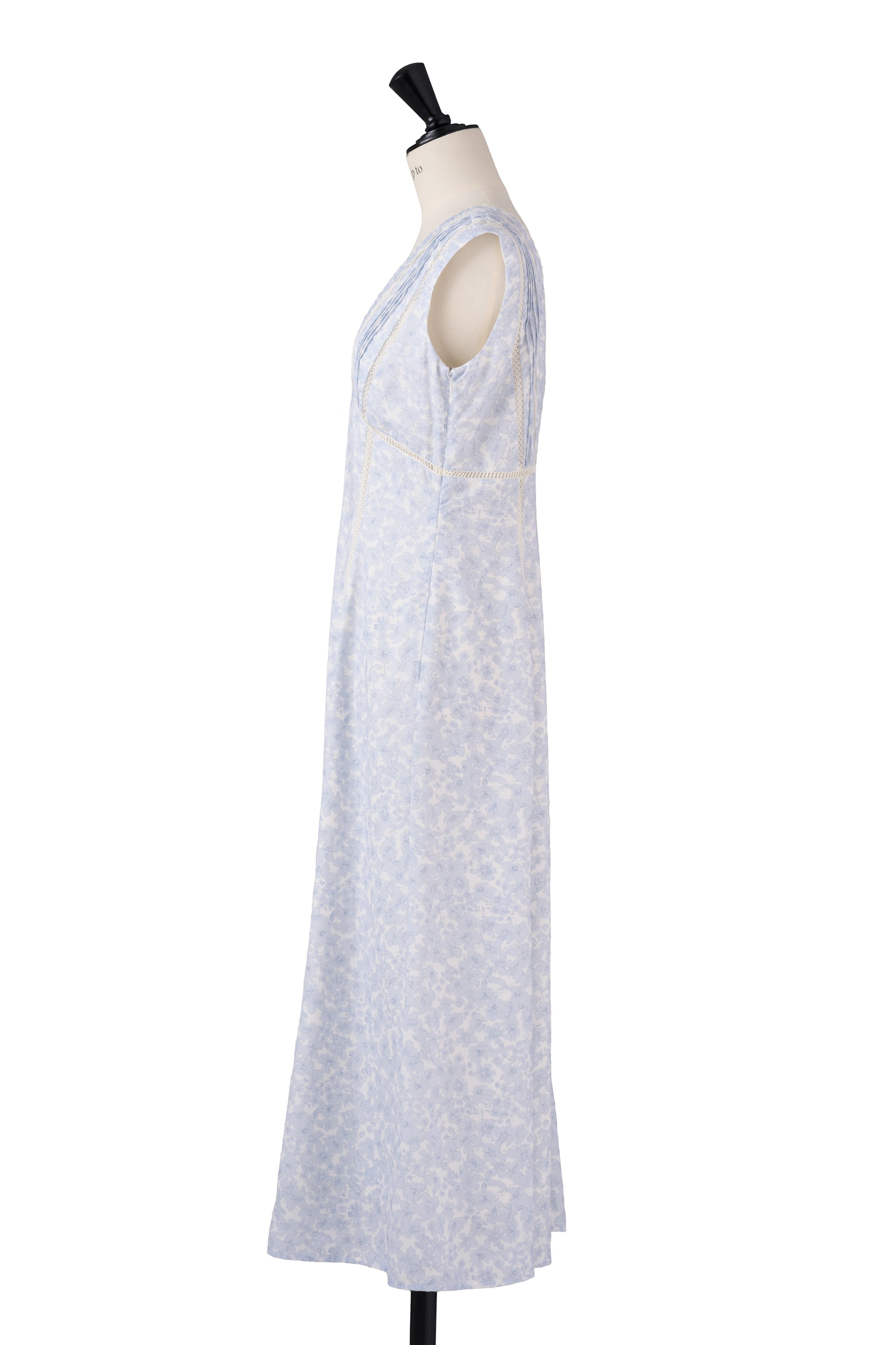 【新色】Lace Trimmed Floral Dress