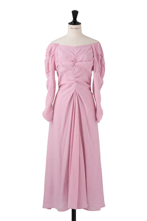 Camellia Sleeve Long Dress