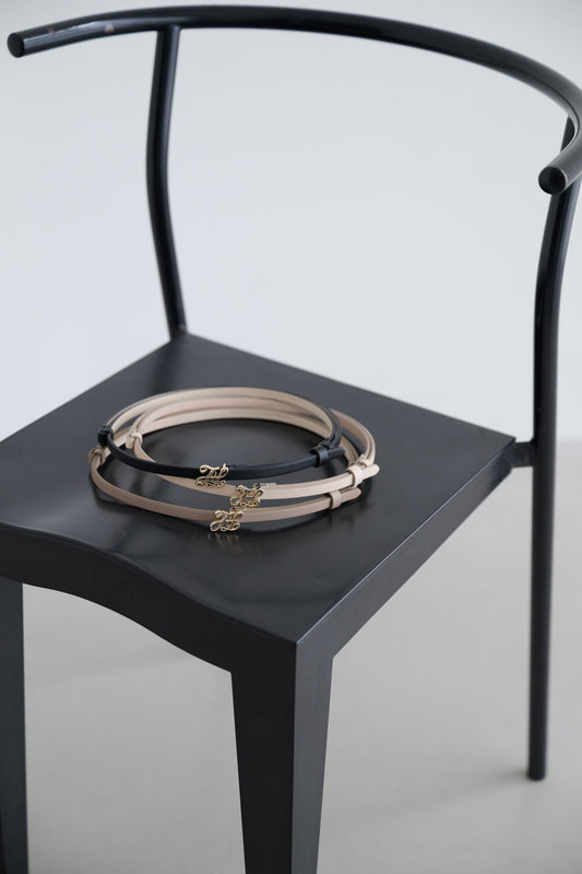 Classic Script H Logo Slide Belt		