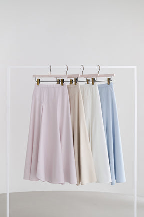 Lilia Paneled Flared Skirt