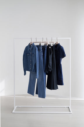 Peplum Back Denim Jacket