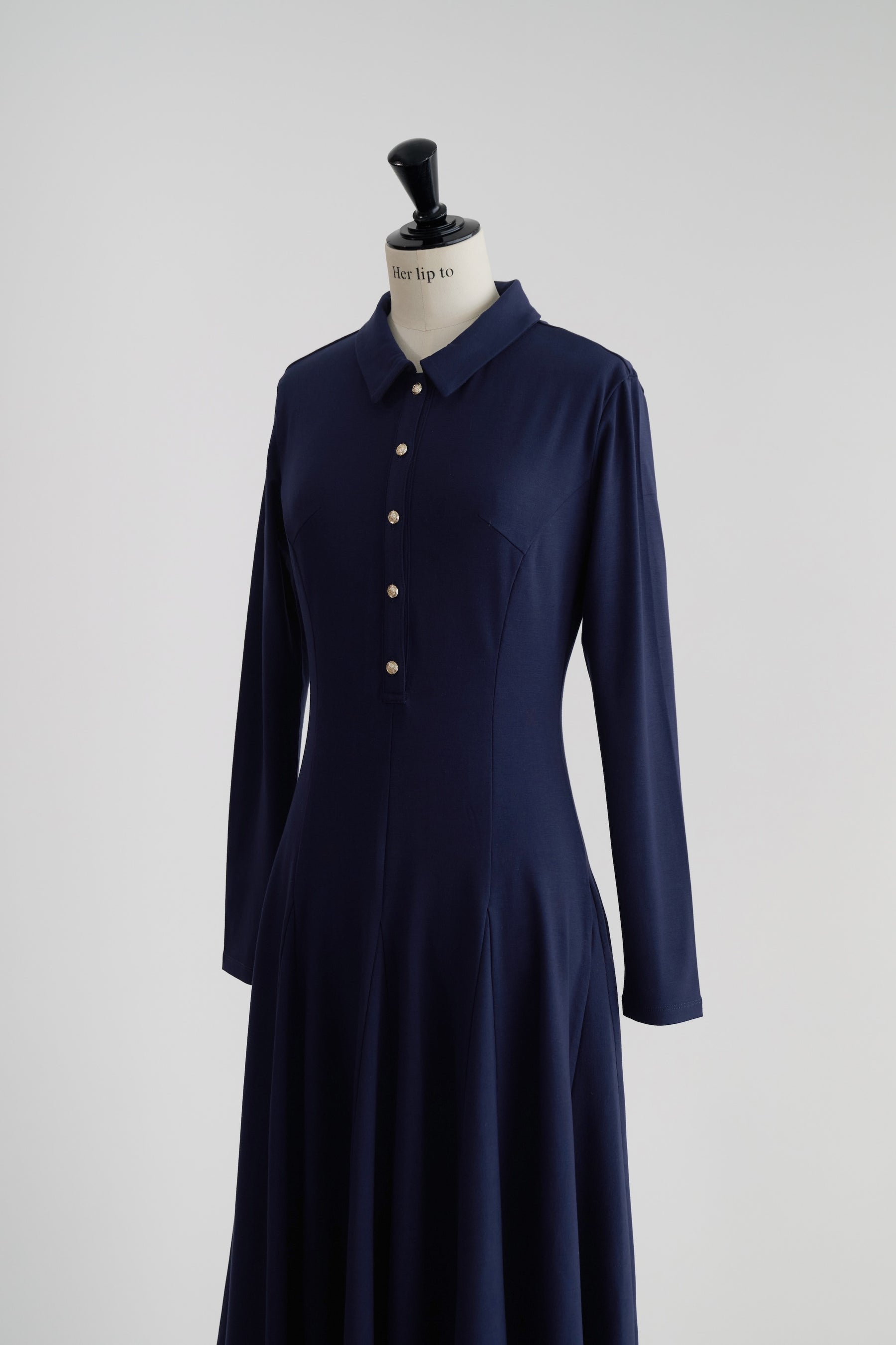 Smooth-Touch Long Polo Dress