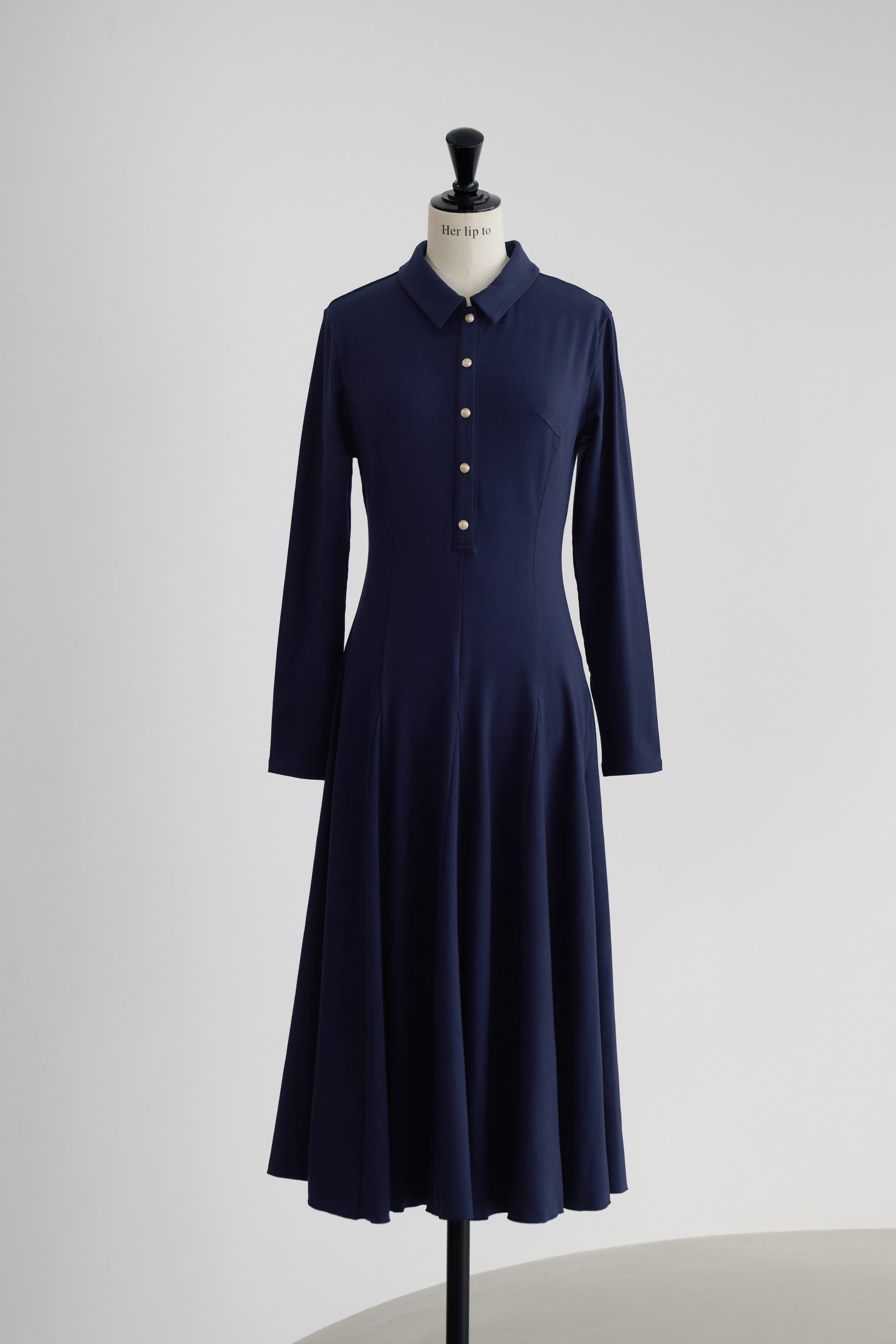 Smooth-Touch Long Polo Dress