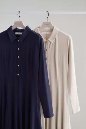 Smooth-Touch Long Polo Dress