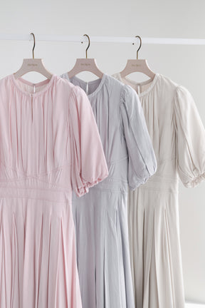 【4月上旬発送】Fountain Lace Up Bow Dress