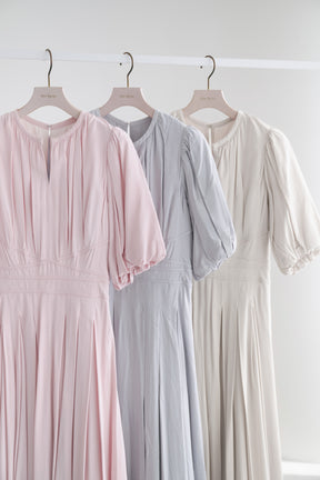 【4月上旬発送】Fountain Lace Up Bow Dress