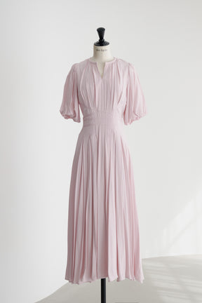 【4月上旬発送】Fountain Lace Up Bow Dress