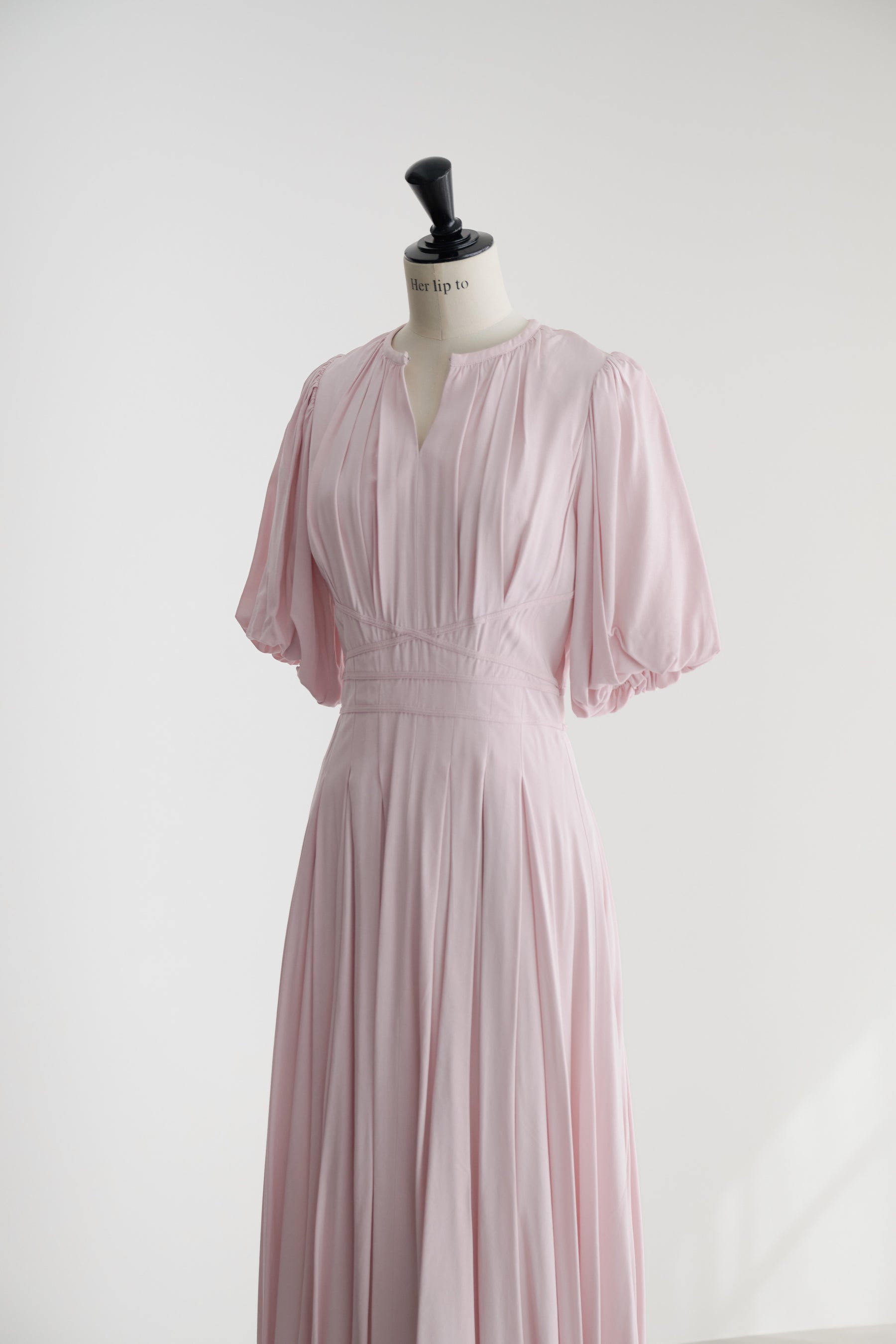 【4月上旬発送】Fountain Lace Up Bow Dress