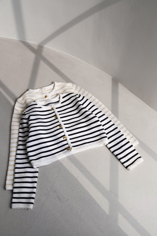 Muriel Stripe Knit Jacket