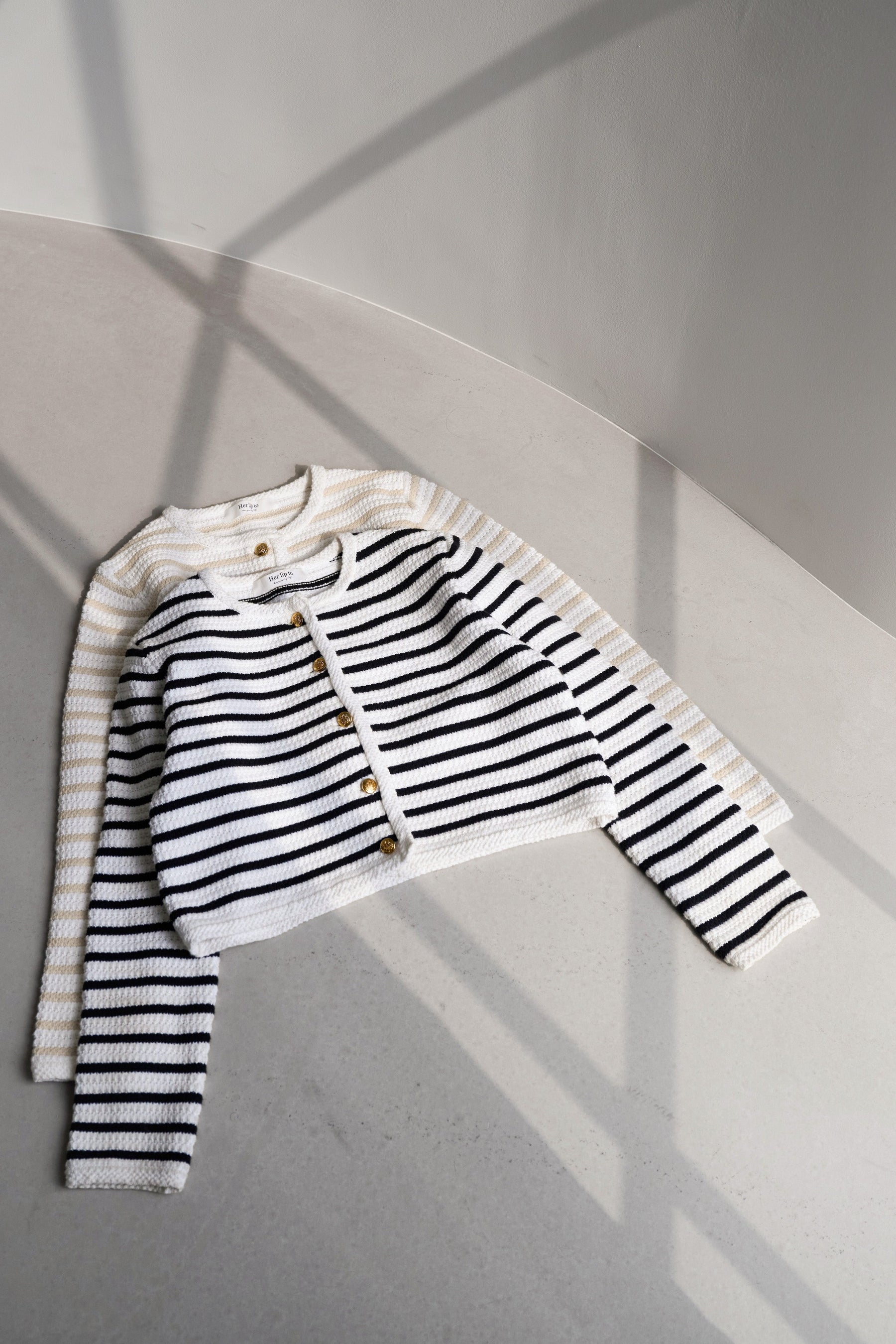 Muriel Stripe Knit Jacket