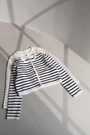 Muriel Stripe Knit Jacket