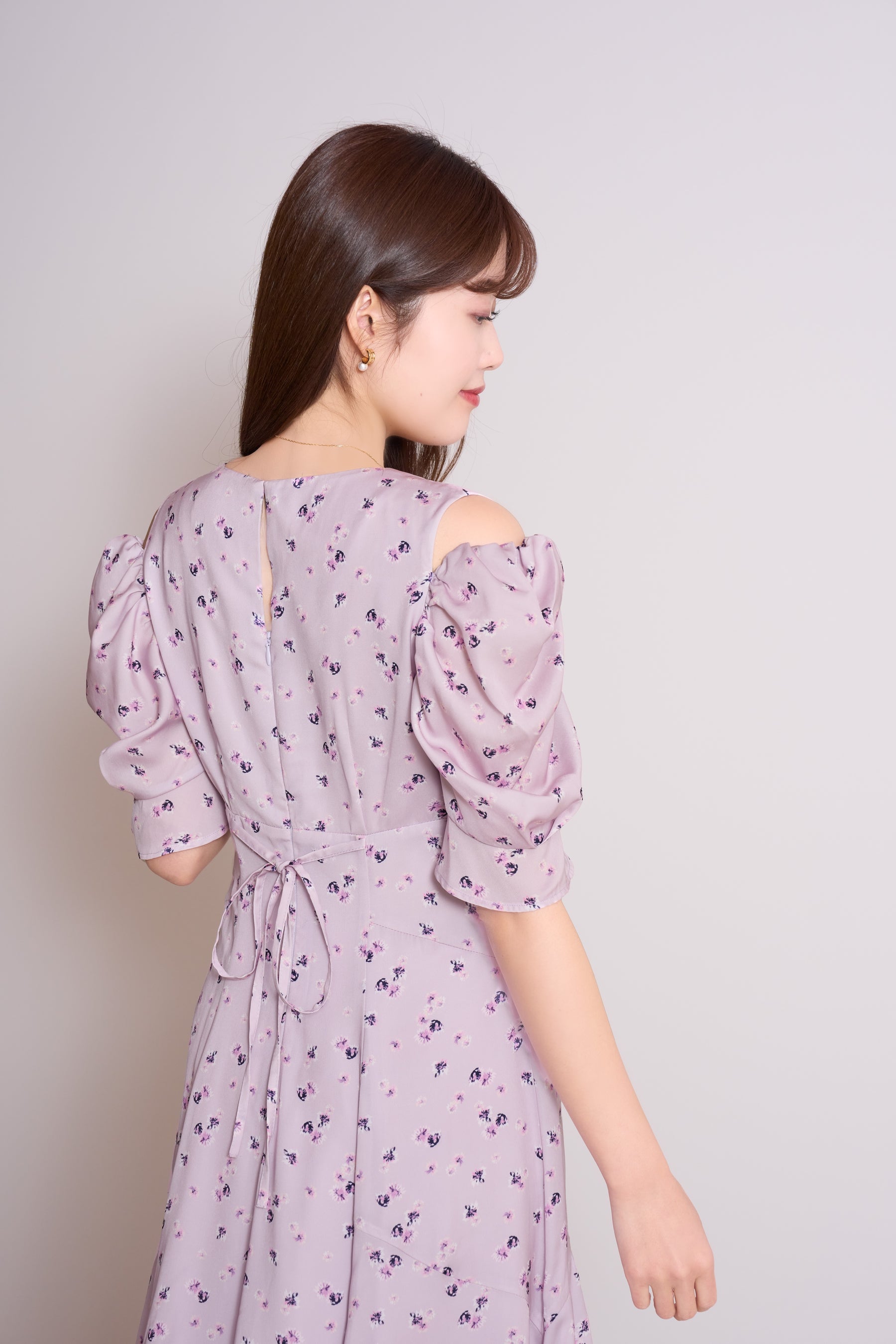 Marguerite Open Shoulder Dress