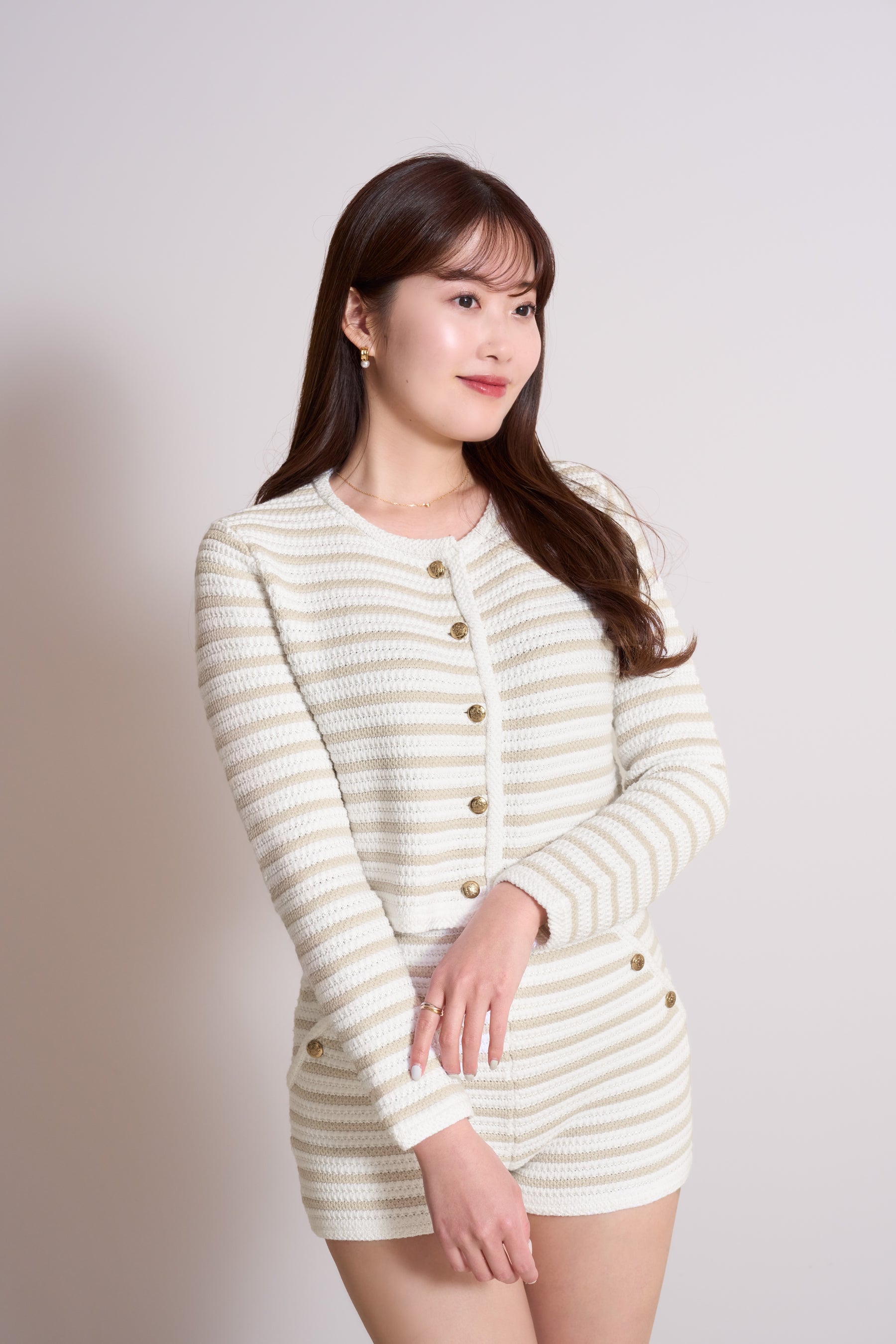 Muriel Stripe Knit Jacket