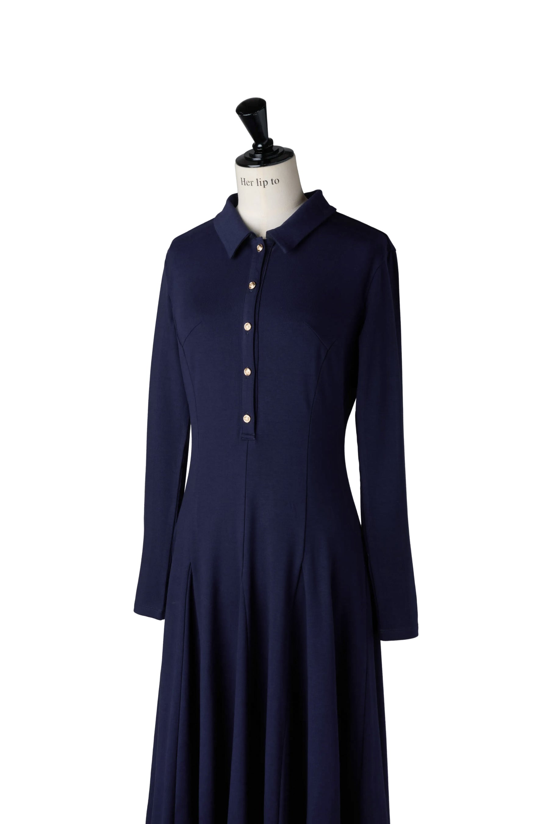 Smooth-Touch Long Polo Dress