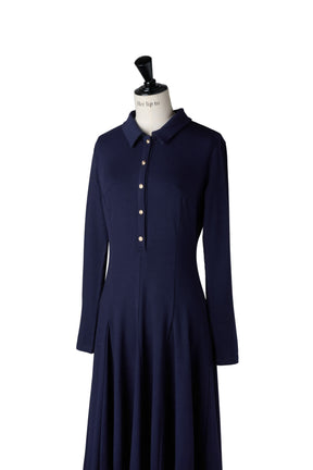 Smooth-Touch Long Polo Dress