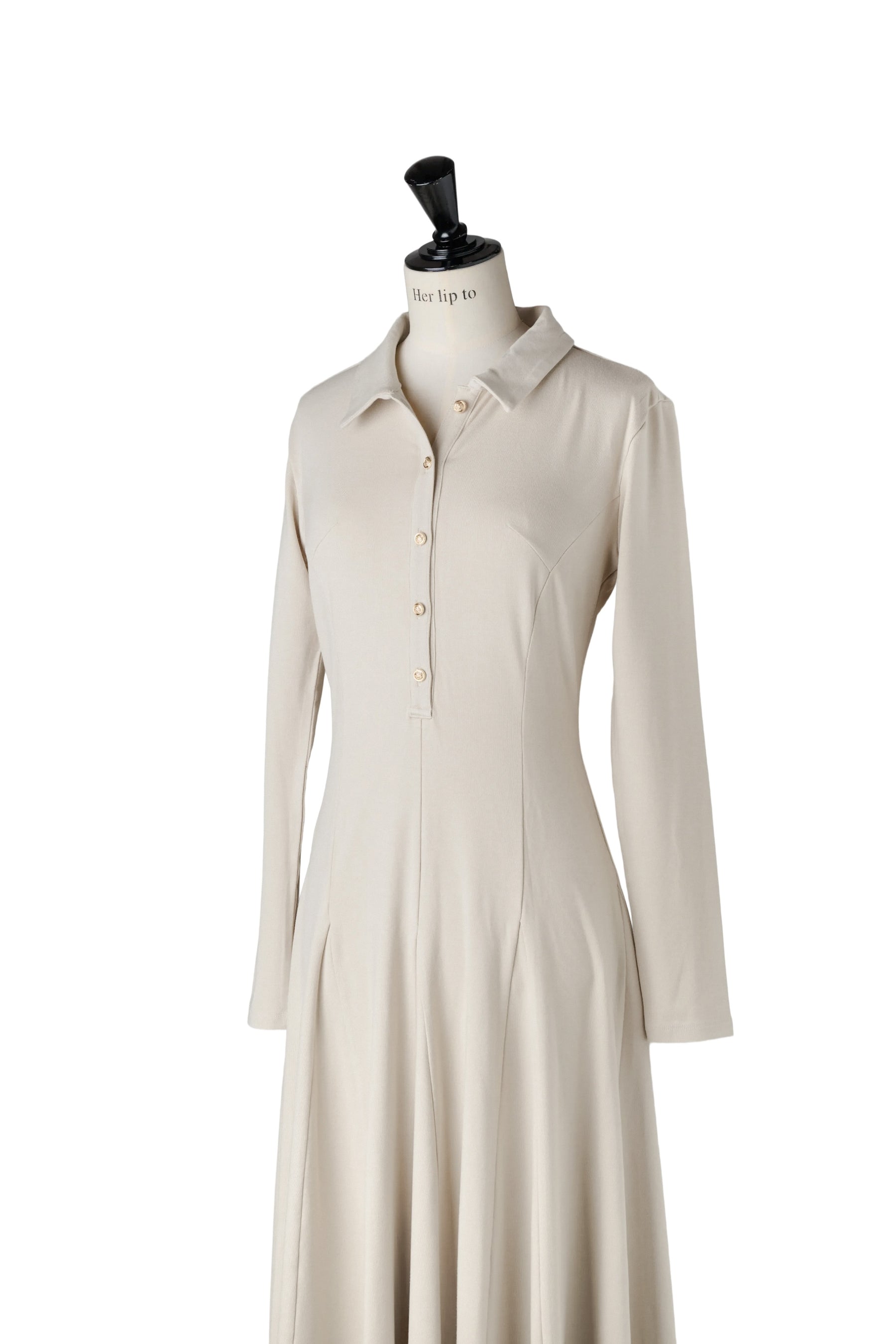 Smooth-Touch Long Polo Dress