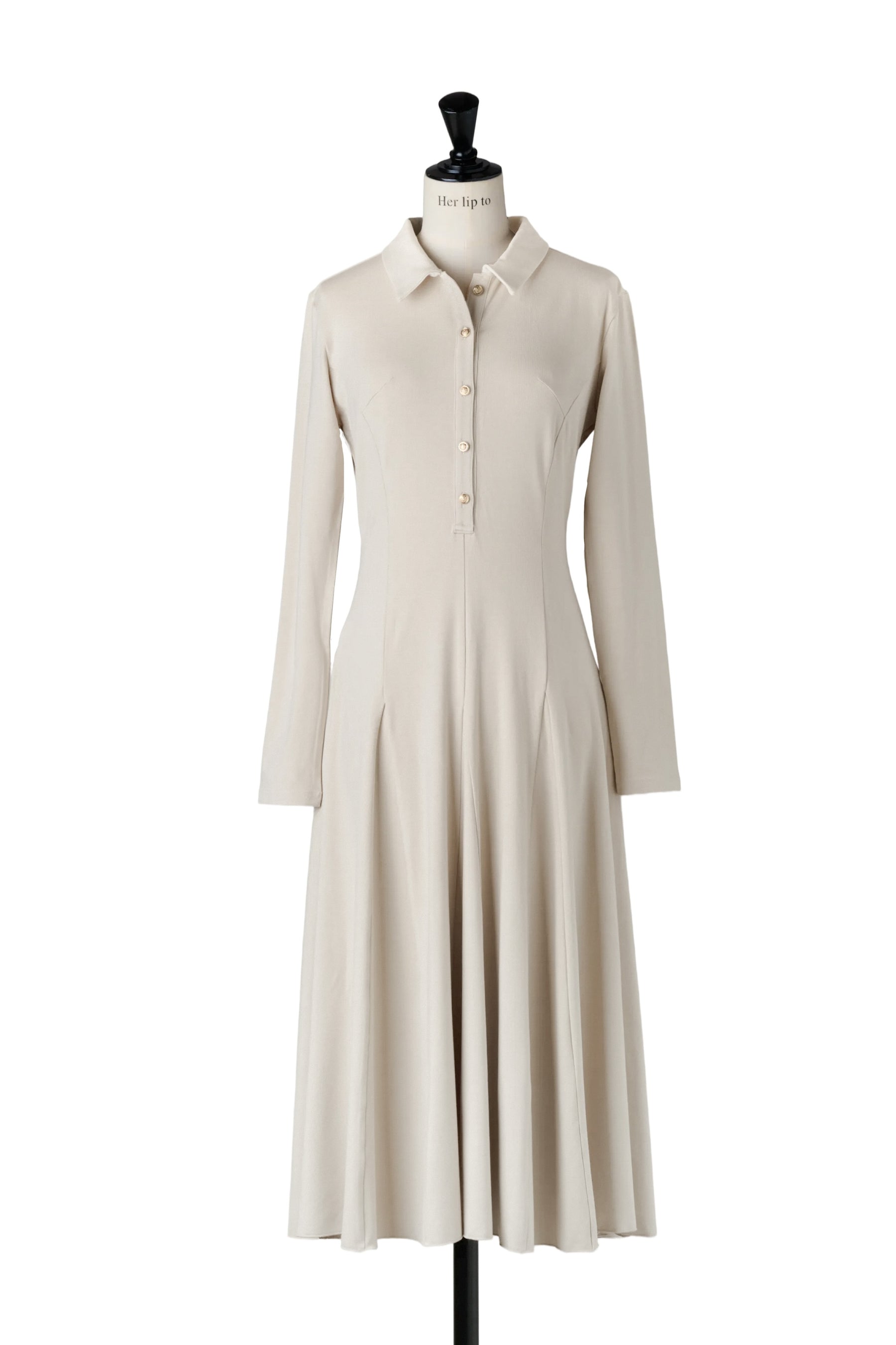 Smooth-Touch Long Polo Dress