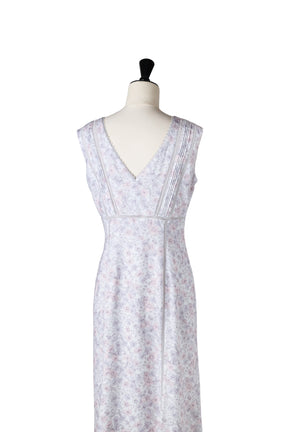 [New color] Lace Trimmed Floral Dress