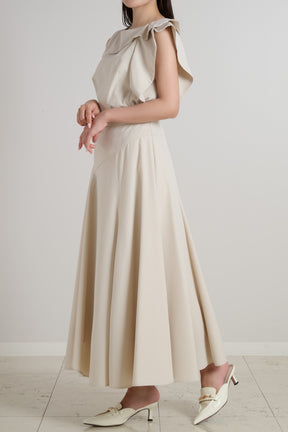 Lilia Paneled Flared Skirt