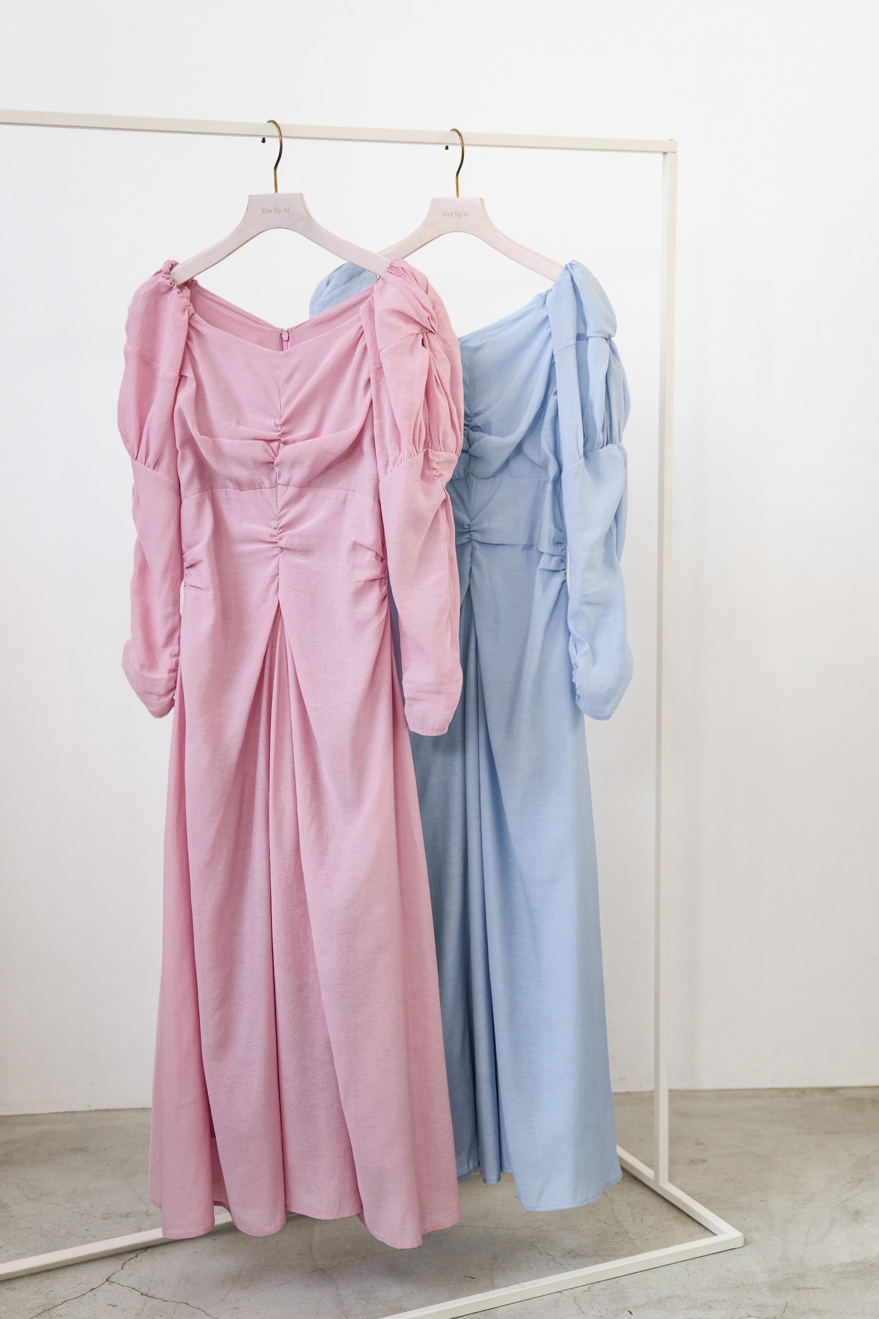 Camellia Sleeve Long Dress