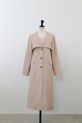 No Collar Spring Coat