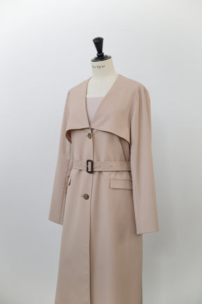 No Collar Spring Coat