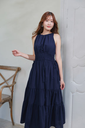 【新色】Riviera Bow Tiered Long Dress