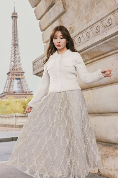 1月中旬発送】Carre Twinkle Tulle Skirt