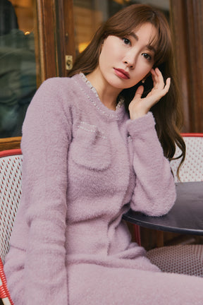 Corinthia Shaggy Knit Set