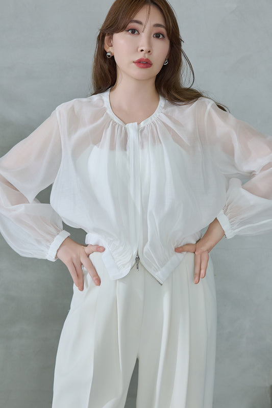 Crystal Veil Blouson