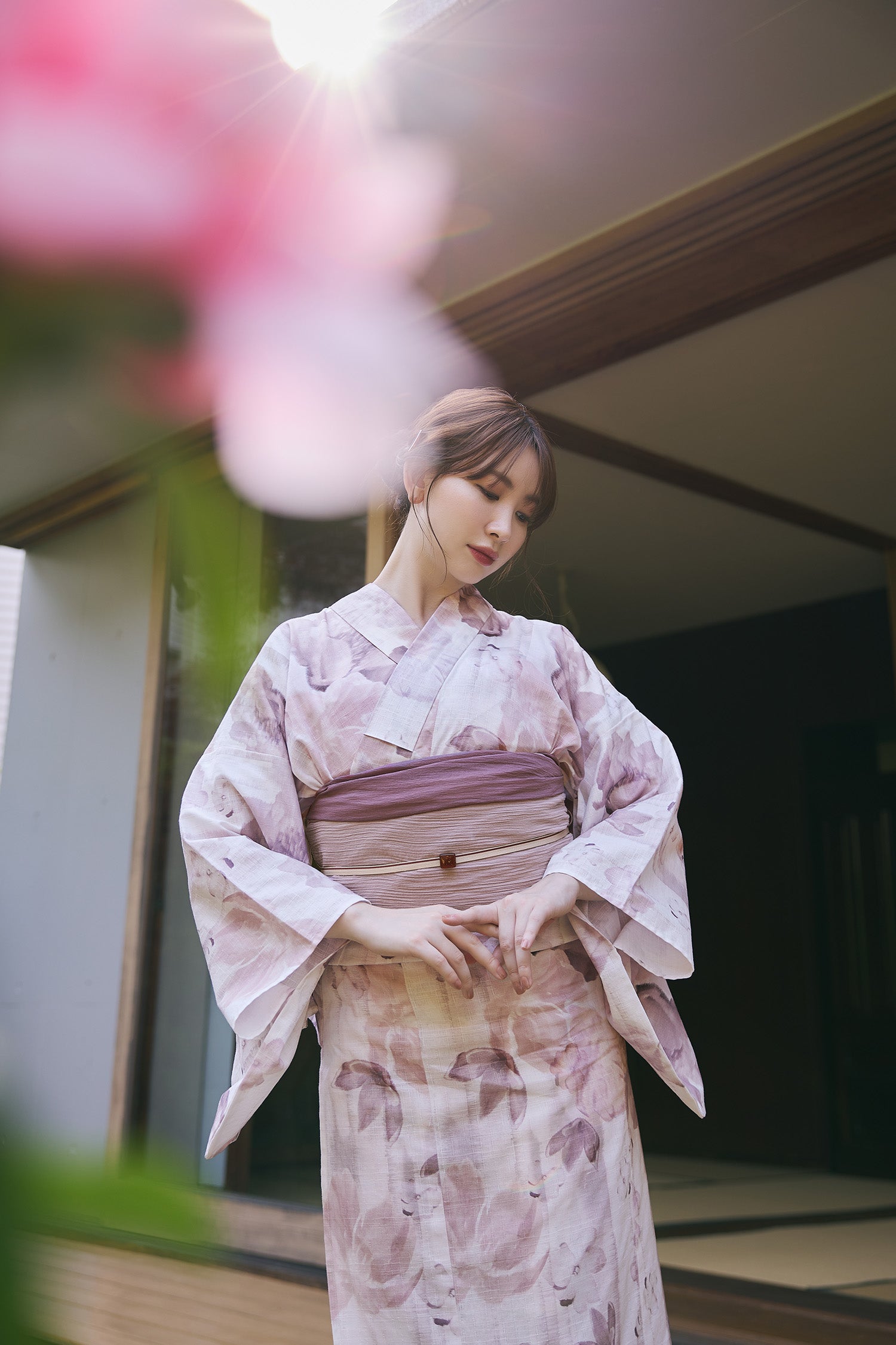 Her lip to Suisaibana yukata rose 浴衣-