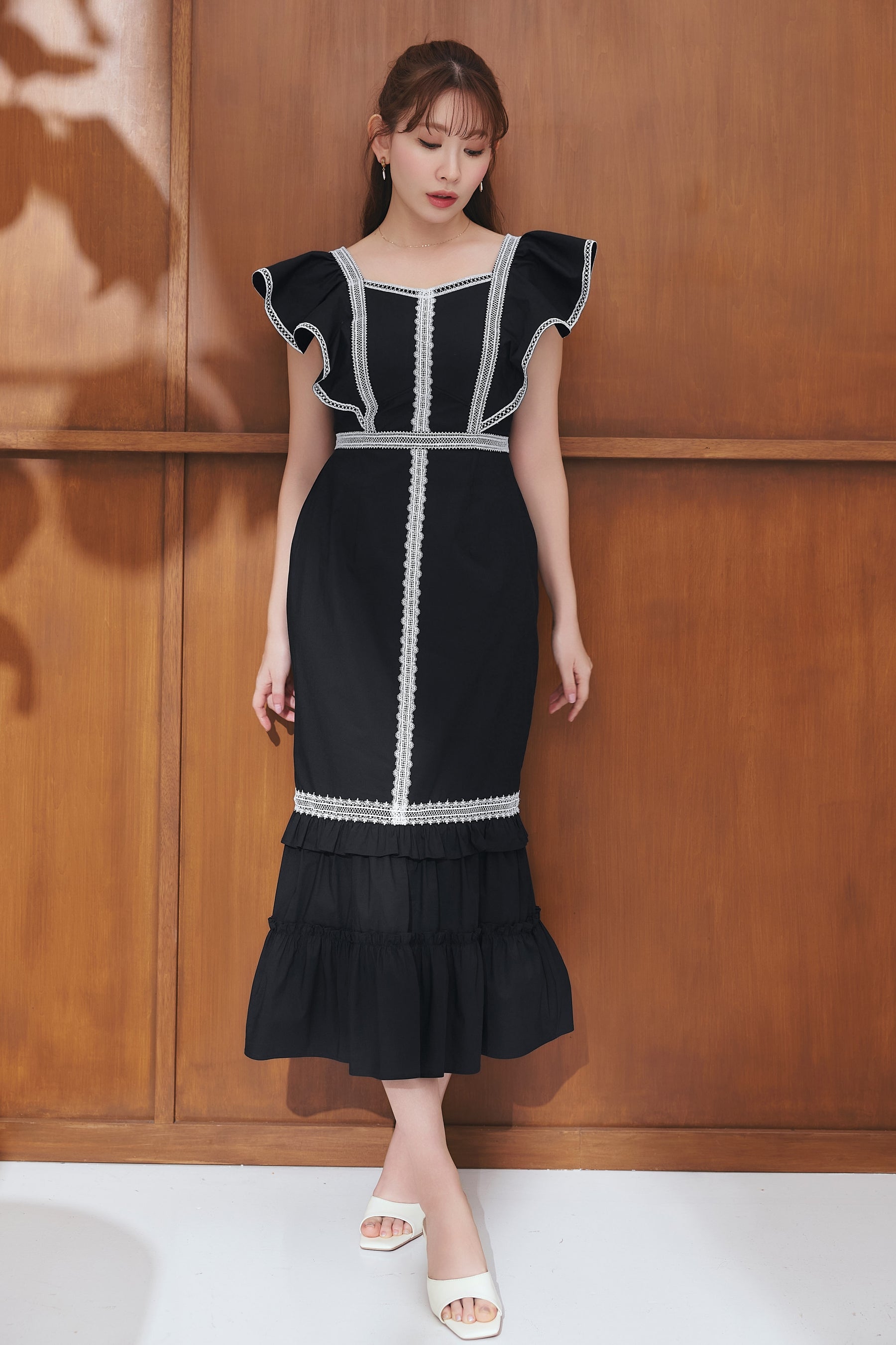 Kiki Butterfly Sleeve Dress