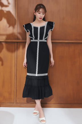 Kiki Butterfly Sleeve Dress