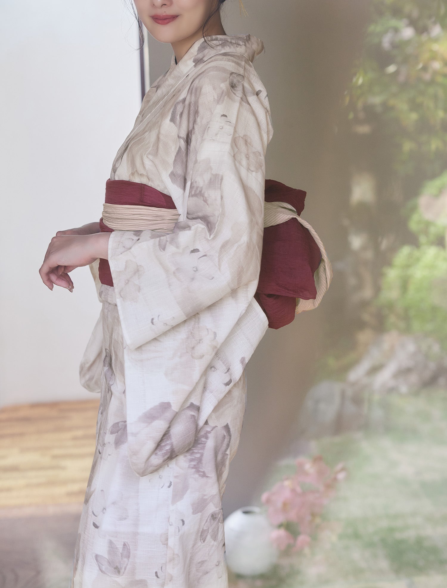 Her lip to Suisaibana yukata rose 浴衣 - 通販 - yapistudyo.com