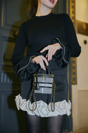 HLT Jacquard Mini Vanity Bag