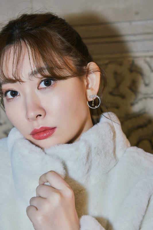 Luna Crystal Pearl Earrings