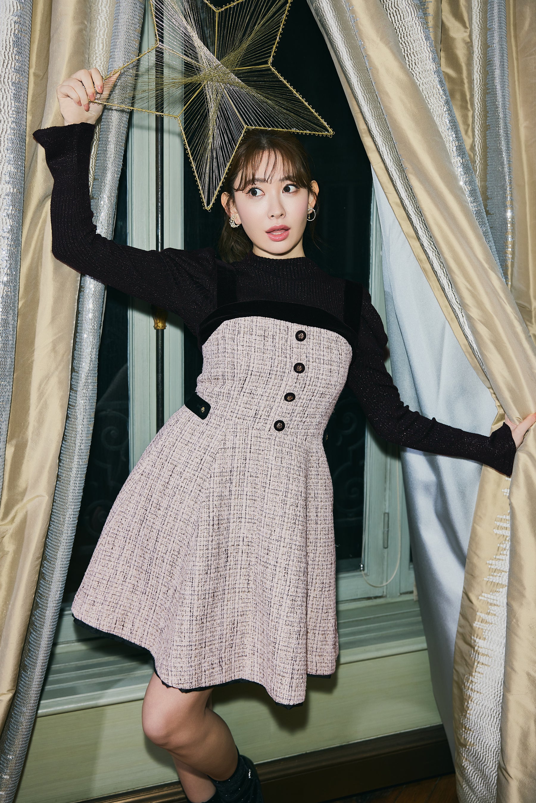 Margaux Tweed Mini Dress