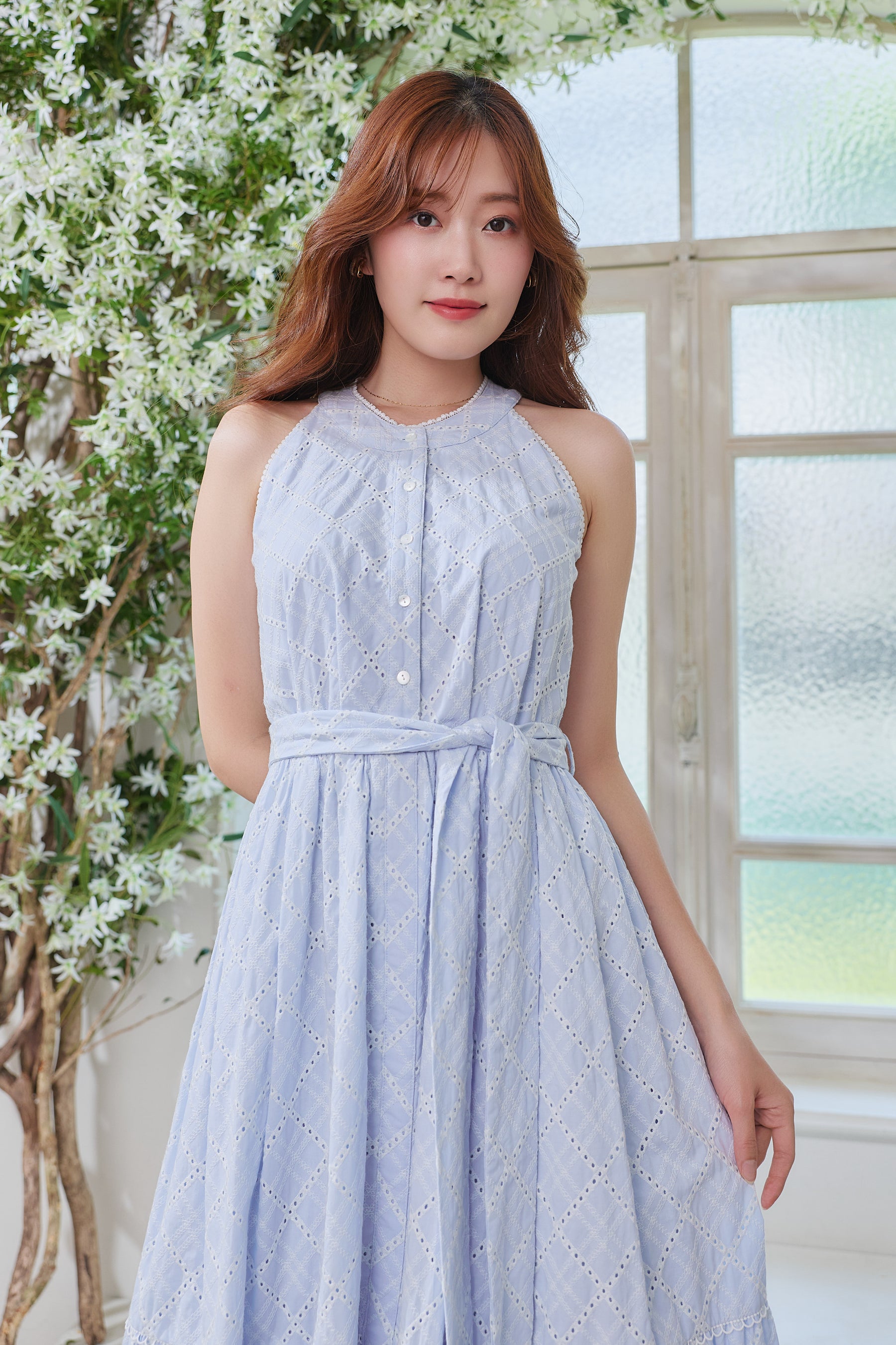 Leira Lace Trim Dress