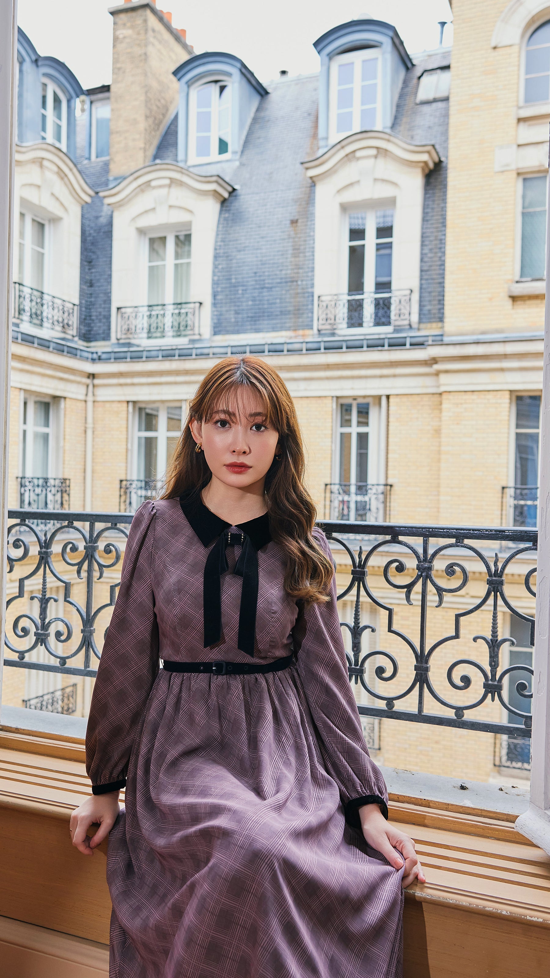 Bristol Plaid Ribbon Dress