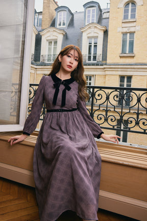 Bristol Plaid Ribbon Dress