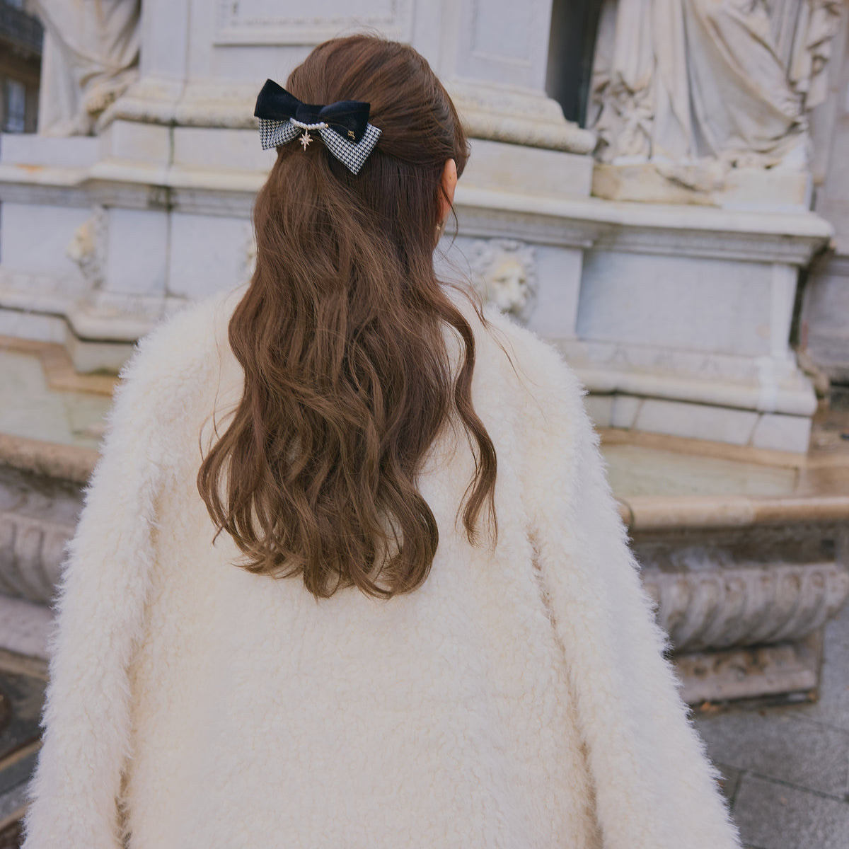 新品 未開封 完売 Double Houndstooth Ribbon Comb Double Houndstooth Ribbon Comb