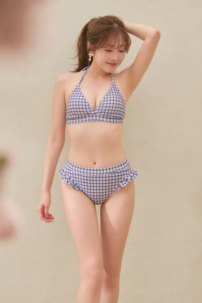 Calina Check Bikini Set