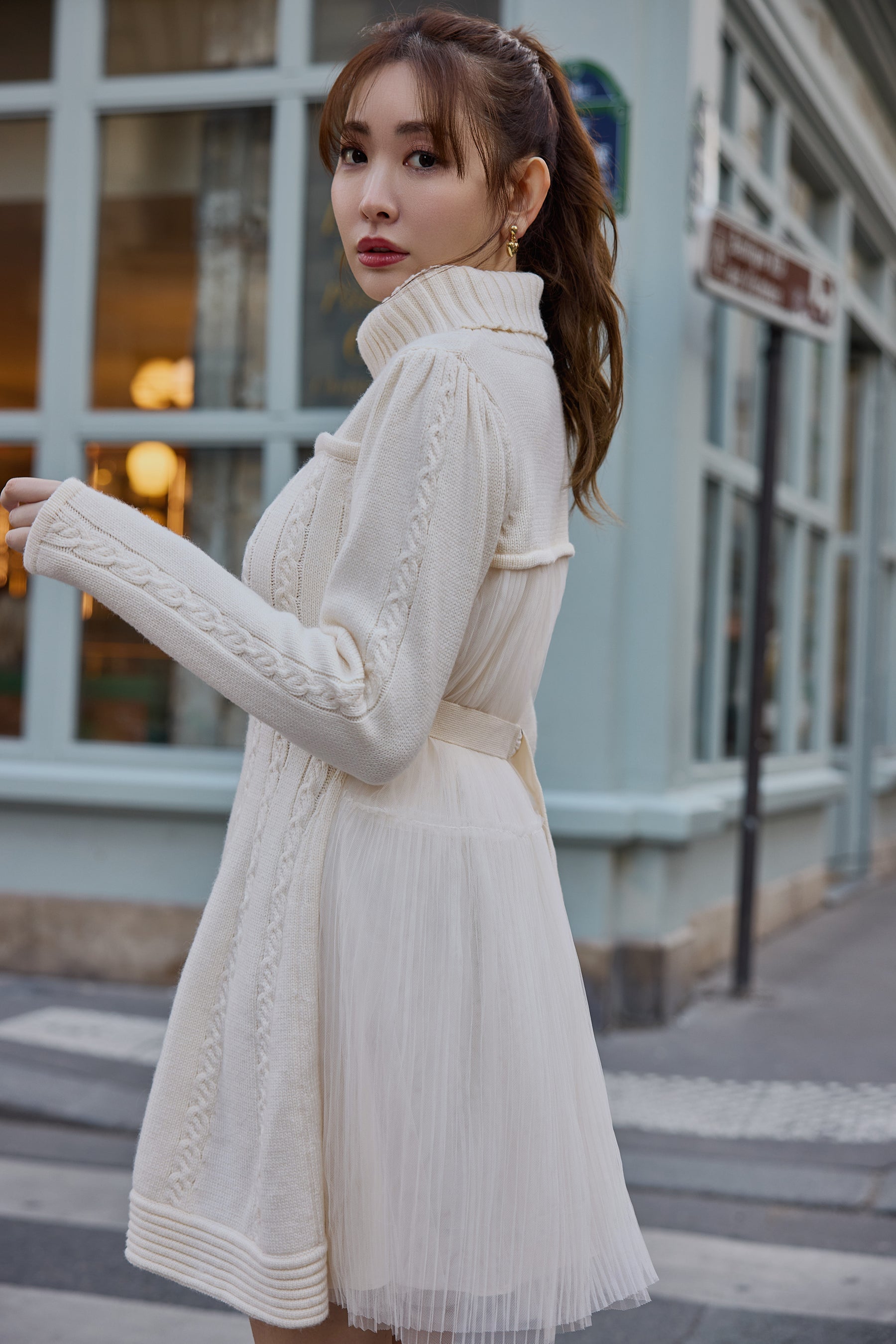 Clara Cable Knit Dress