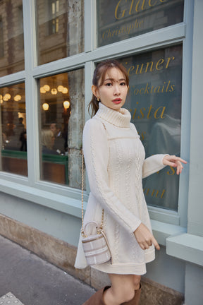 Clara Cable Knit Dress