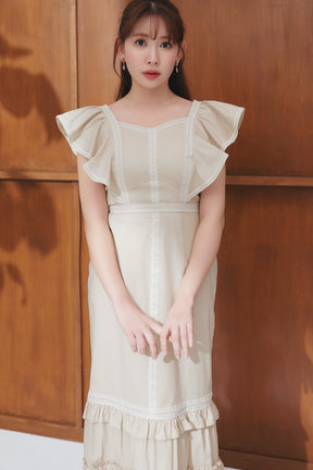 Kiki Butterfly Sleeve Dress