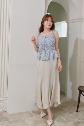 【新色】Cherry Pattern Strap Top
