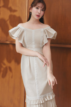 Kiki Butterfly Sleeve Dress