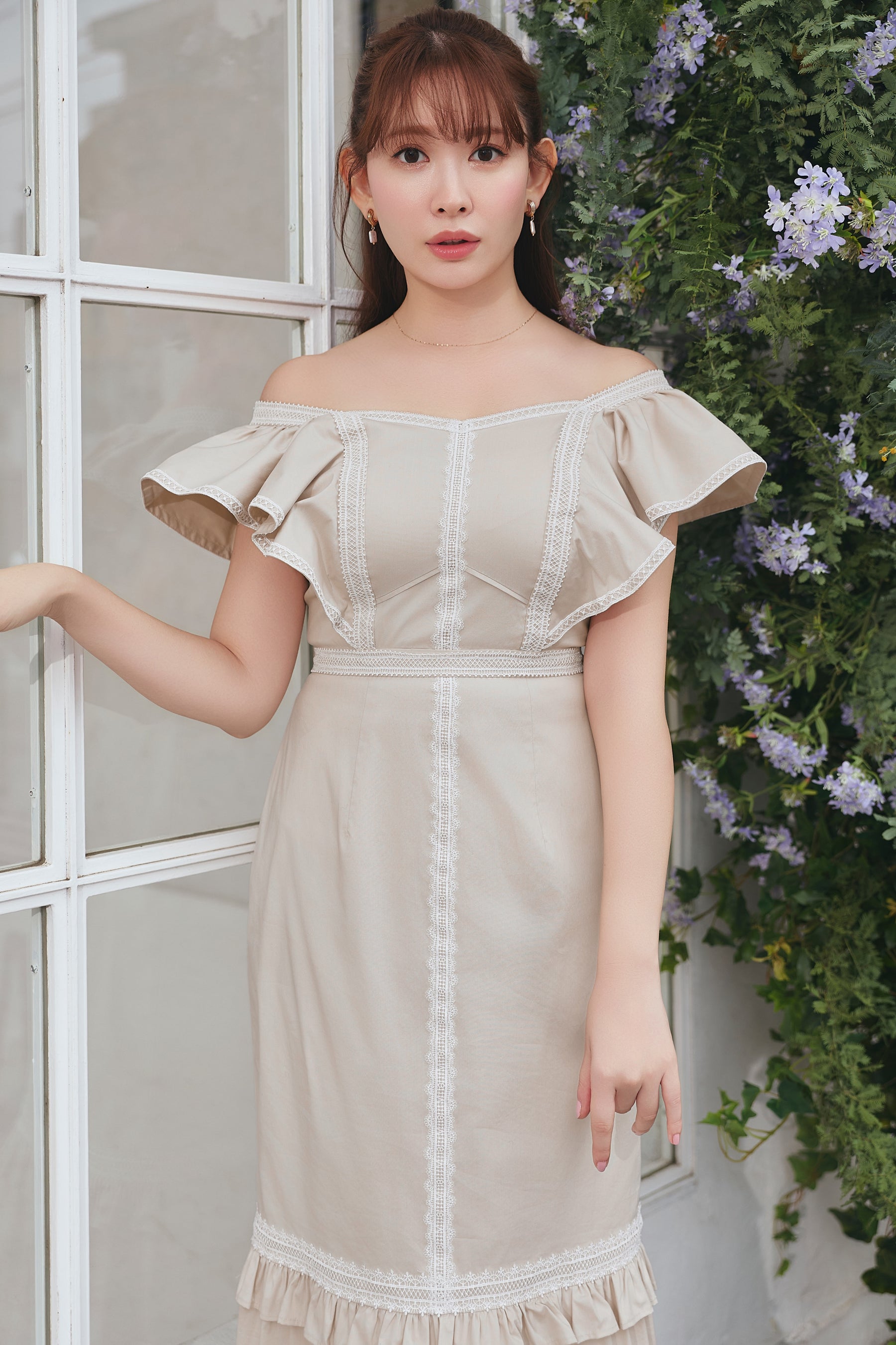 Kiki Butterfly Sleeve Dress