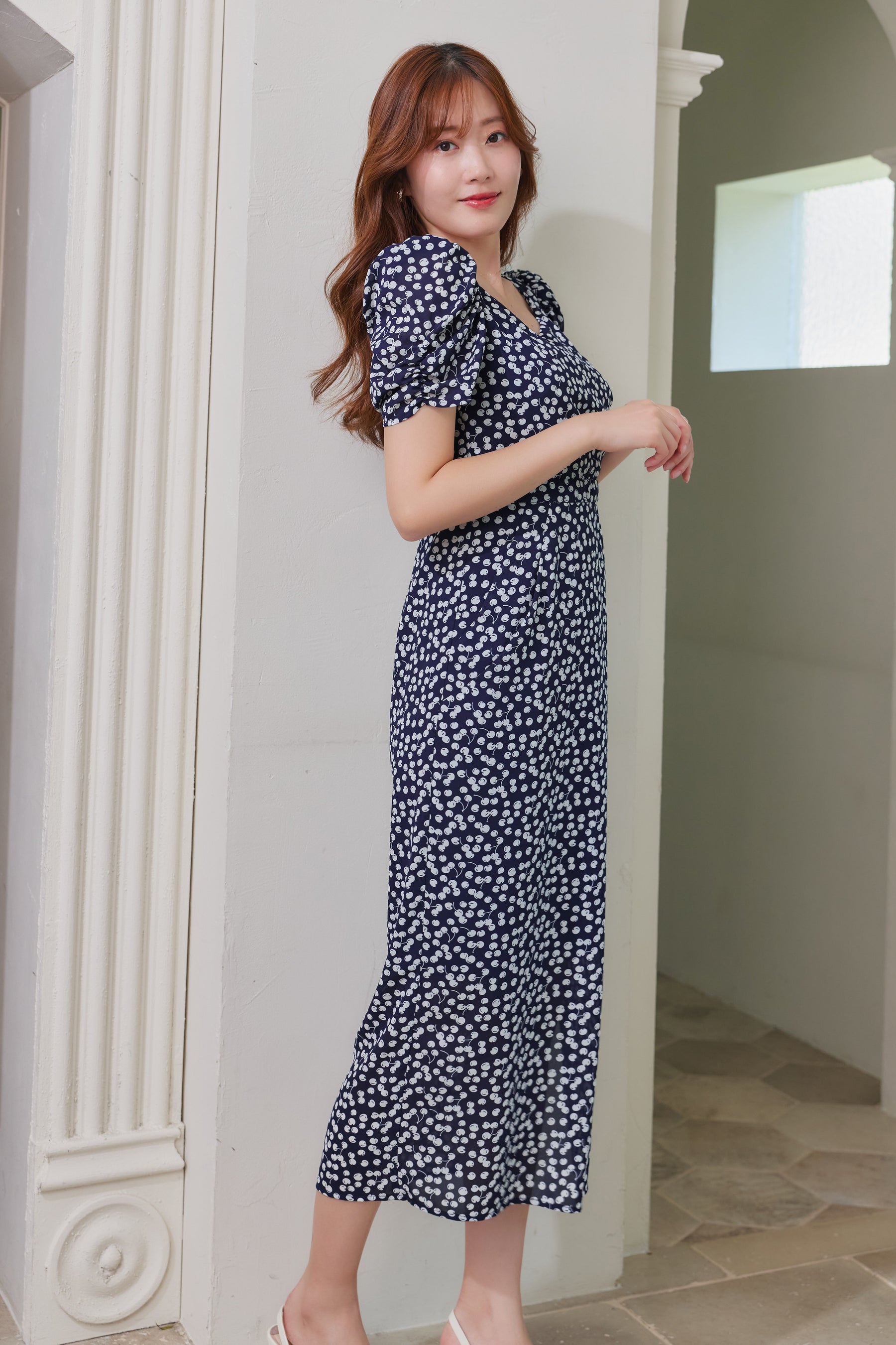 ワンピース Cherry Pattern Cache-Coeur One-Piece 新色】Cherry Pattern Cache-Coeur One-Piece