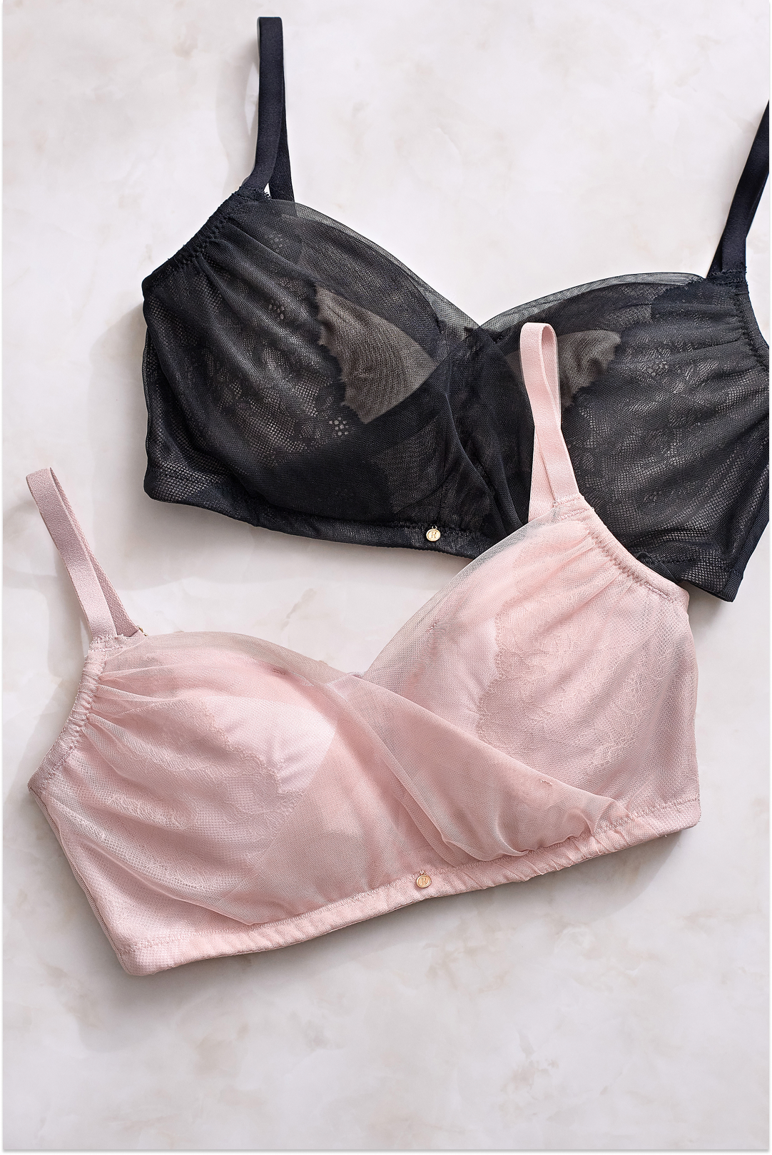【5月下旬發送】【nude rose】Minimizer Bra & Shorts Set 